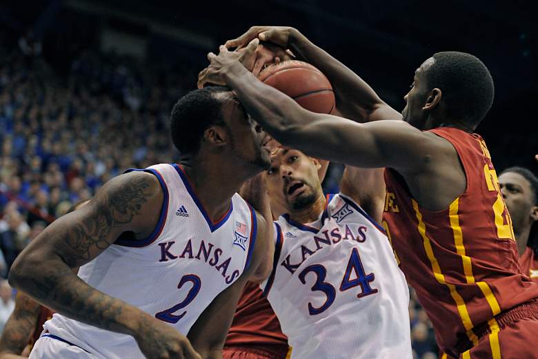 Kansas and Iowa State tangle for the third time this year with the Big 12 Championship on the line. (Getty)