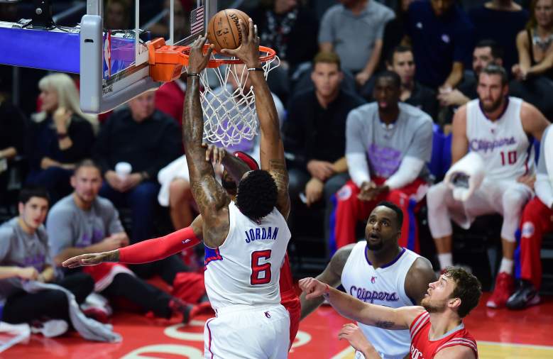 DeAndre Jordan and the Clippers host the Trail Blazers Wednesday night. (Getty)