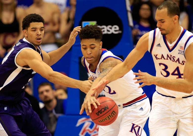Kansas won the Big 12 with a 13-5 conference mark. (Getty)