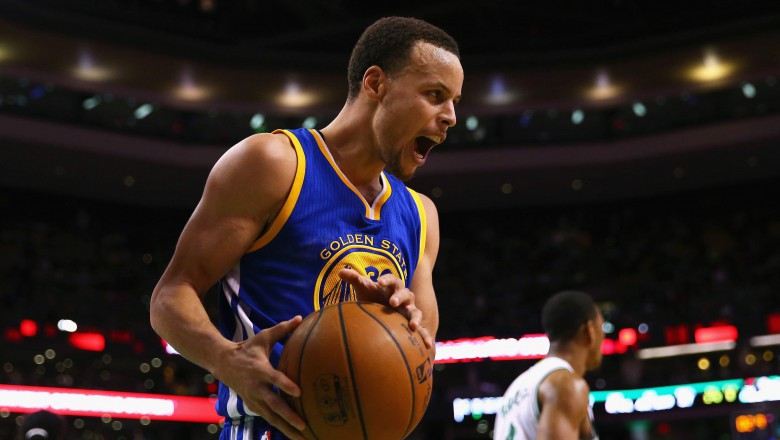 Stephen Curry and the Golden State Warriors will finish as the top team in the Western Conference. (Getty)
