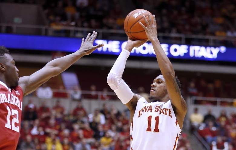 Iowa State's Monte Morris takes a shot against Oklahoma earlier this month. (Getty)