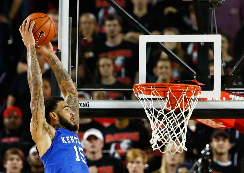 Kentucky's Willie Cauley-Stein has been a defensive force on the block for Kentucky. (Getty)