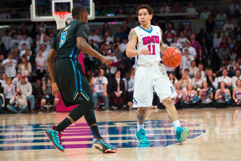 Nic Moore leads SMU is scoring and assists. (Getty)