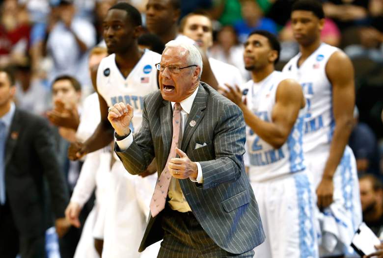 Roy Williams and North Carolina are favored to make the Sweet 16. (Getty)