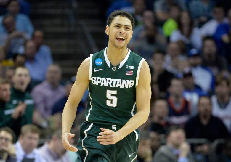 Bryn Forbes and the Michigan State Spartans have boosted their standing with the oddsmakers after another run to the Sweet 16. (Getty)