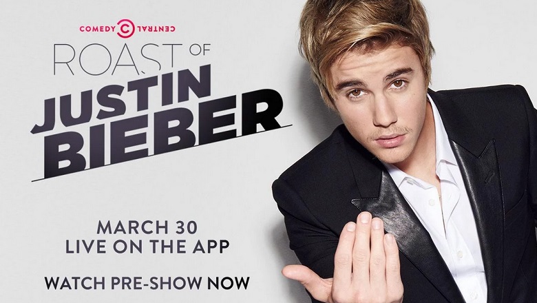 Justin Bieber, Justin Bieber Roast, Justin Bieber Comedy Central Roast, How To Watch Justin Bieber Roast Online, Justin Bieber Roast Live Stream, Comedy Central Live Stream, Comedy Central App, Justin Bieber Roast App