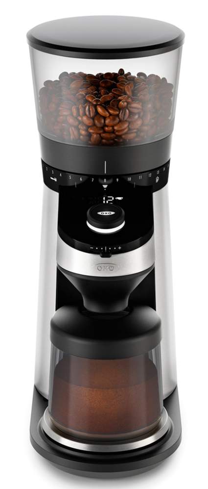 oxo-on-barista-brain-conical-burr-coffee-grinder-with-integrated-scale