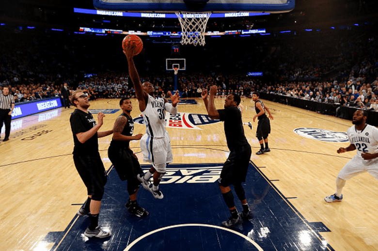 Dylan Ennis #31 of the Villanova Wildcats goes for the layup against the Xavier Musketeers during the championship game of the Big East basketball tournament at Madison Square Garden on March 14, 2015 in New York City. (Getty)