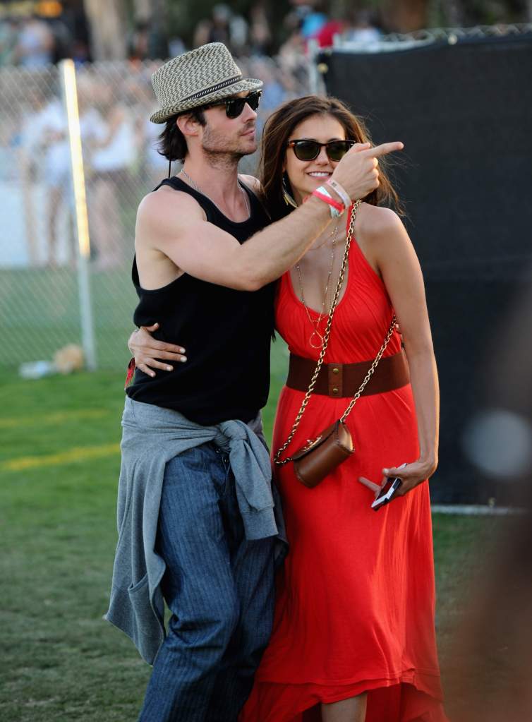 Nina and her ex Ian Somerhalder (Getty)