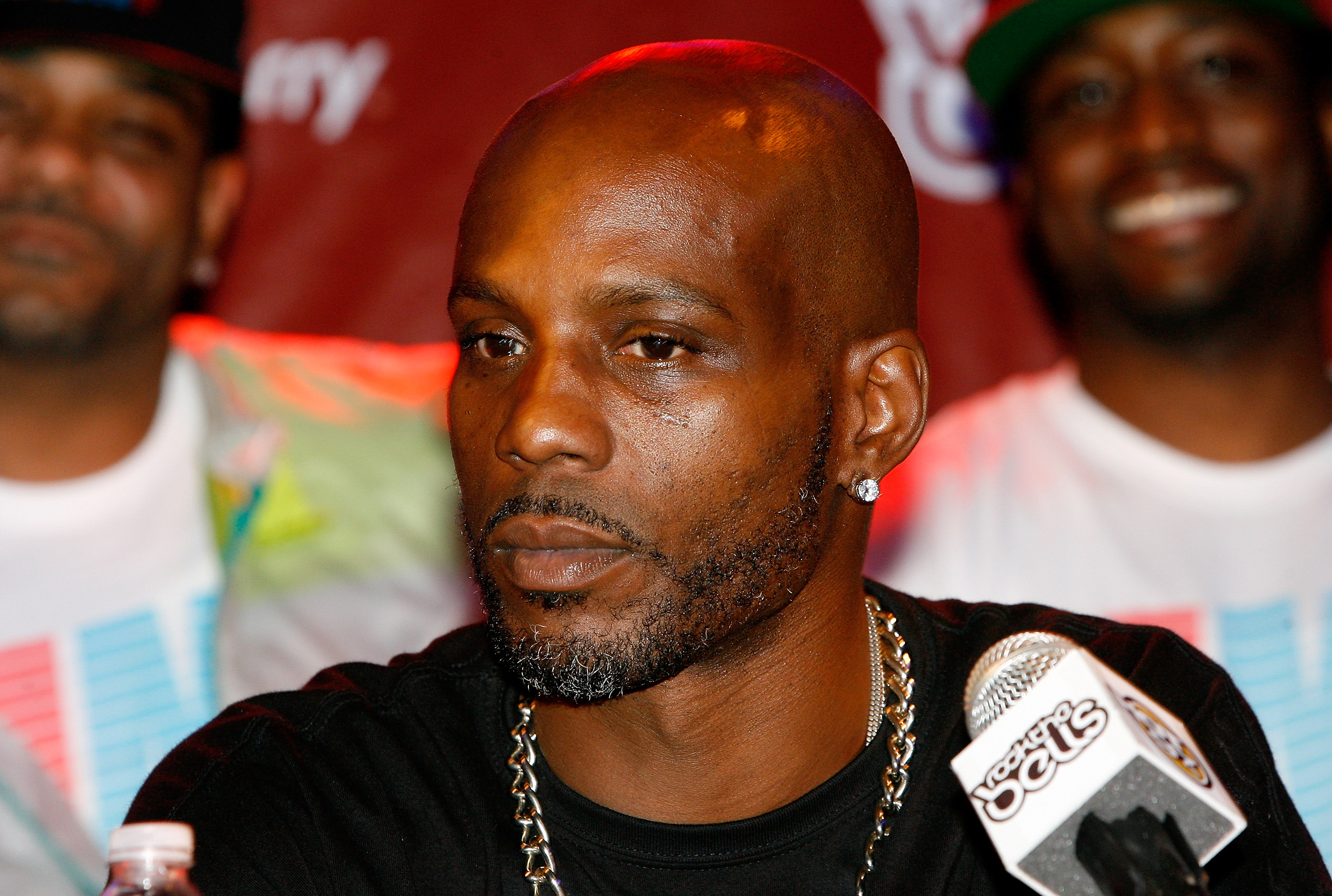  Rapper DMX speaks during the 2012 Rock the Bells Festival press conference and Fan Appreciation Party on at Santos Party House on June 13, 2012 in New York City. 