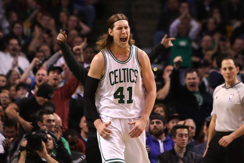 The Celtics' Kelly Olynyk. (Getty)