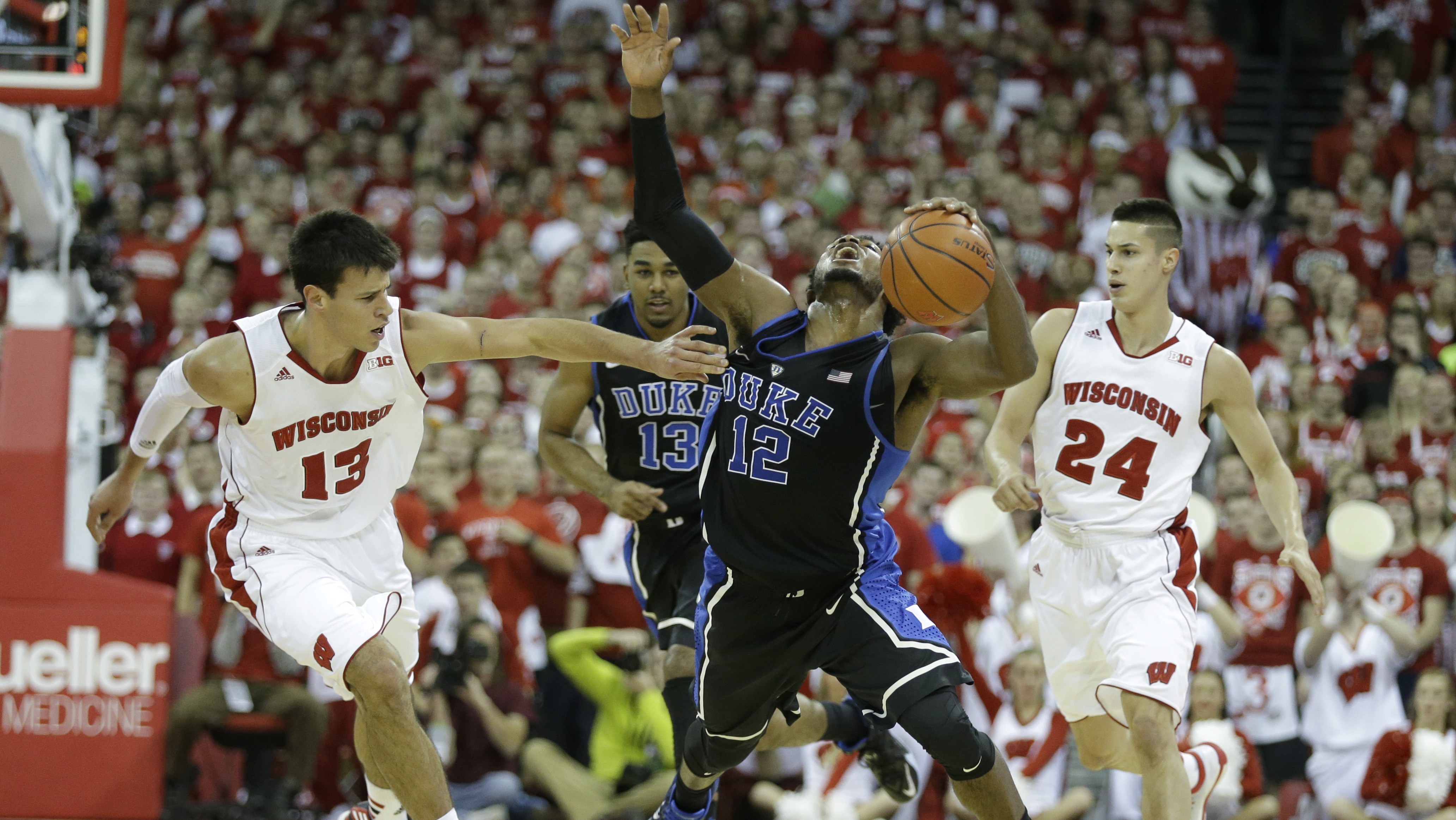 Duke vs. Wisconsin: Point Spread, Over-Under & Prop Bets