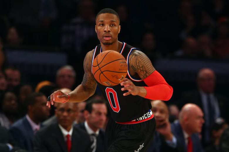 Damian Lillard made his first All-Star Game appearance this season. (Getty)