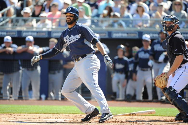 Matt Kemp plays in his first home game as a San Diego Padre Thursday. (Getty)