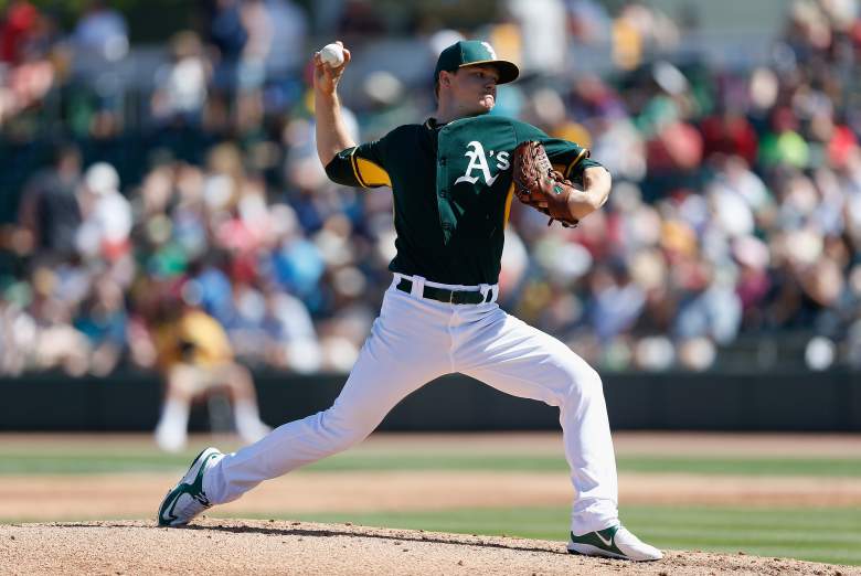 Sonny Gray gets the Opening Day start for the A's vs. the Rangers. (Getty)