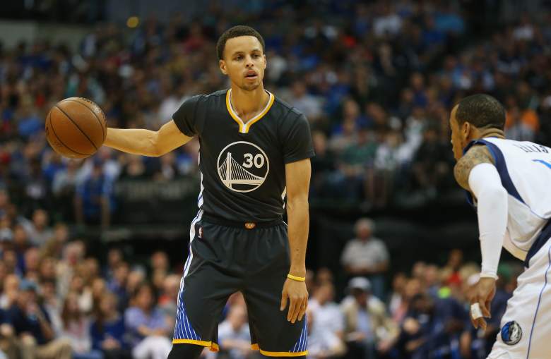 Steph Curry will look to lead the Warriors to the NBA title. (Getty)