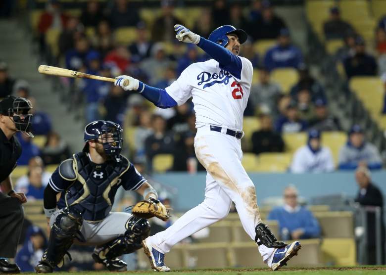 Adrian Gonzalez has already slugged 5 home runs for the Dodgers. (Getty)