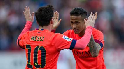 Watch: Neymar Fires Free Kick Goal For Barcelona Against Sevilla