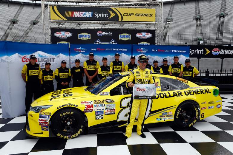 Matt Kenseth is on the pole for Sunday's Food City 500. (Getty)