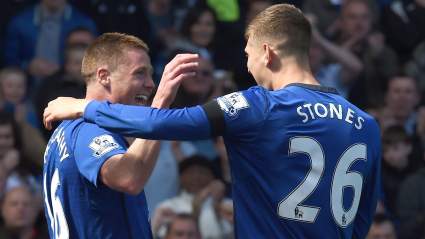 Watch John Stones Score for Everton Against Man Utd