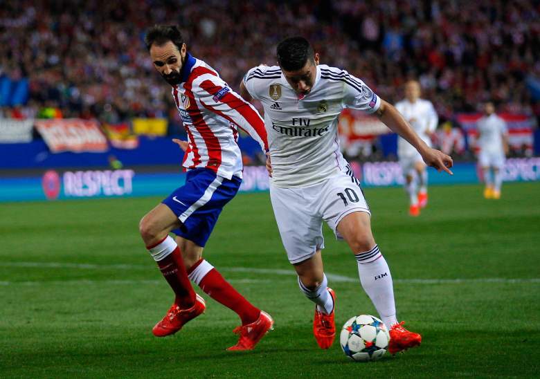 juanfran, james rodriguez, atletico madrid, real madrid, ucl, champions league