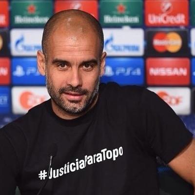 Bayern Munich manager Josep "Pep" Guardiola spoke out after Bayern Munichs 6-1 win over FC Porto in the Champions League on April 21, 2015. Argentine journalist Jorge "Topo" Lopez died at the World Cup in July and he feels that he was murdered. Twitter- verobrunati