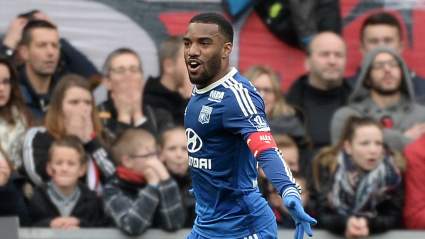WATCH: Alexandre Lacazette Scores Goal for Lyon Against Guingamp