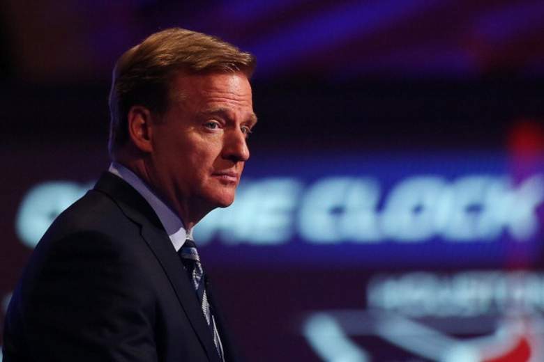 NFL commissioner Roger Goodell at the 2014 NFL Draft. (Getty)