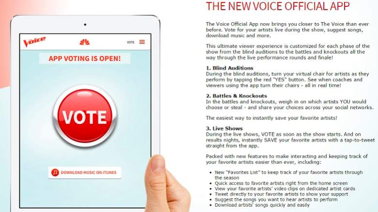 The Voice, The Voice 2015, The Voice Season 8, The Voice Voting 2015, How To Vote For The Voice, The Voice Vote, How To Vote On The Voice, The Voice Save, The Voice Vote Online, The Voice App, How To Use The Voice App, The Voice Season 8 Voting