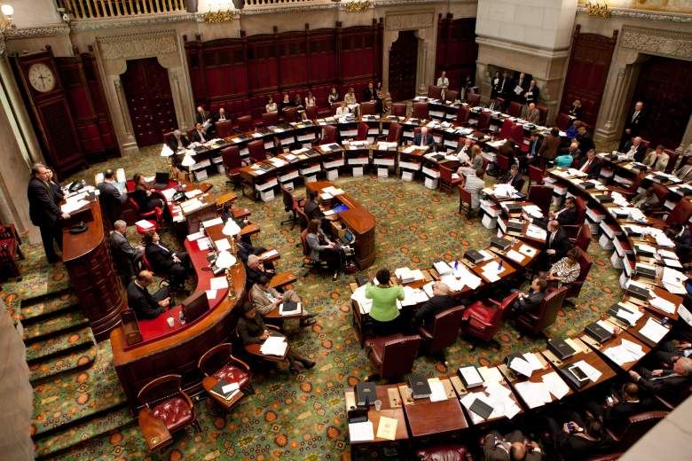 New York State Senate chamber (Getty)