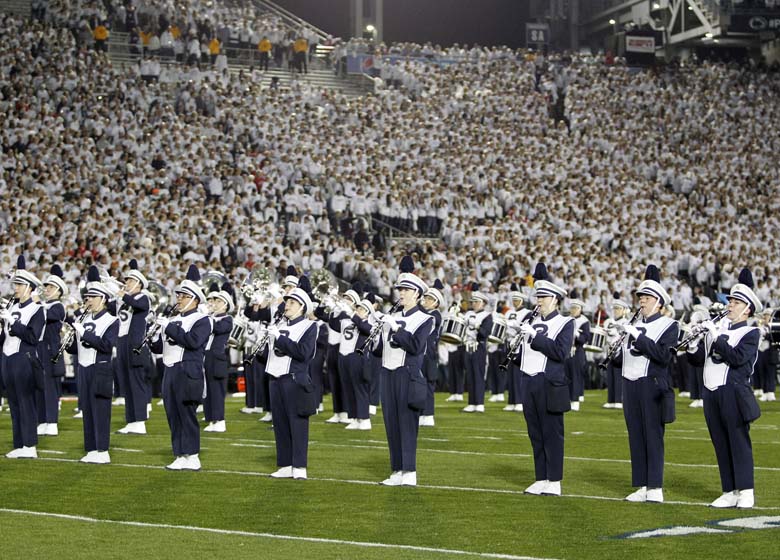 Penn State's famed marching band. (Getty)