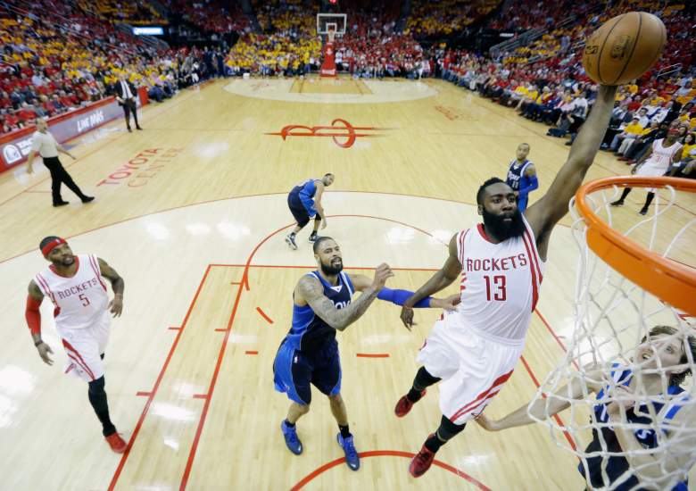 James Harden delievered a big performance in Game to even the series for Houston. (Getty)