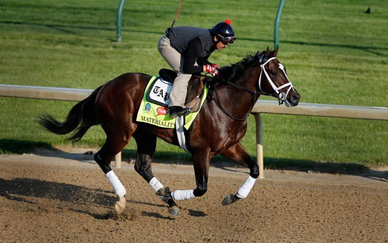 Materiality is one of 3 Todd Pletcher-trained horses in the Kentucky Derby. (Getty)