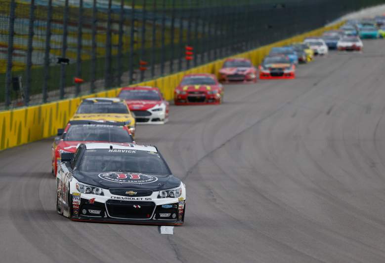 Series points leader Kevin Harvick is the favorite for Sunday's Coca-Cola 600. (Getty)