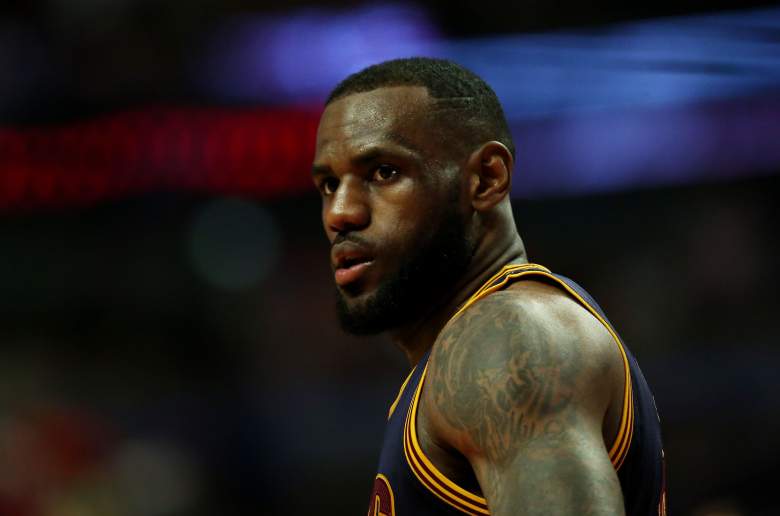 The Cavaliers' LeBron James has a salary of over $20 million this season. (Getty)