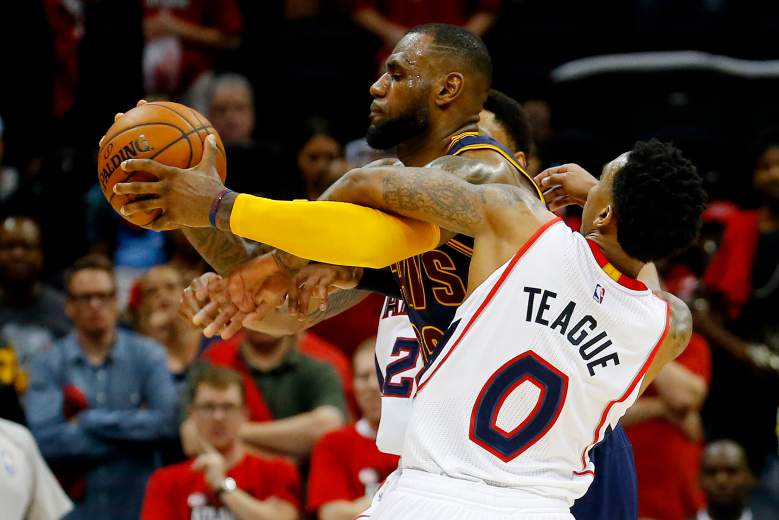 The Cavaliers and Hawks are battling it out for a spot in the NBA Finals. (Getty)