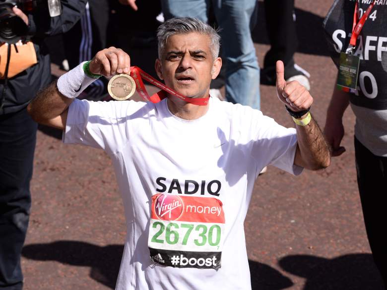 sadiq khan london marathon