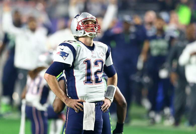 Patriots quarterback Tom Brady has been suspended for the first 4 games of the 2015 NFL season. (Getty)