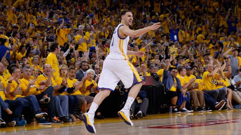 Klay Thompson was named to the 2015 All-NBA Third Team in addition to being an All-Star. (Getty)