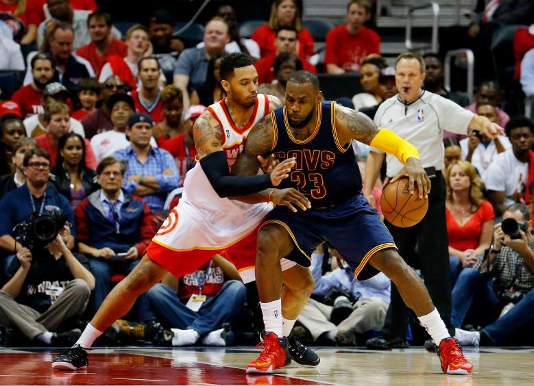 LeBron James and the Cleveland Cavaliers host the Hawks on Sunday. (Getty)