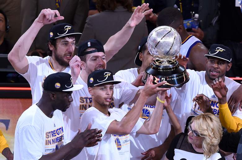 The Golden State Warriors are in their first NBA Finals since the 1974-75 season. (Getty)