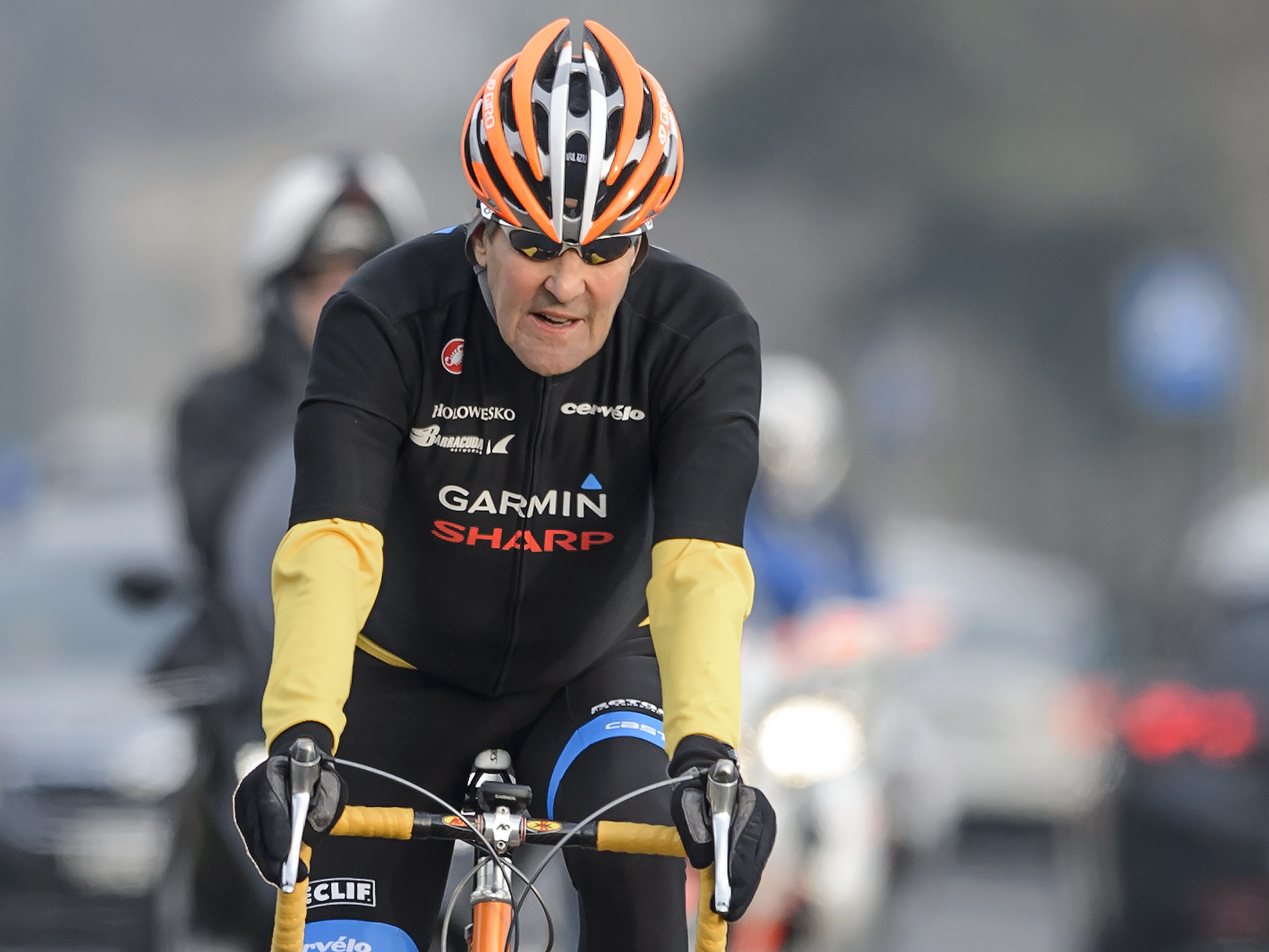 United States Secretary of State John Kerry rides his bike in March 2015. He was injured in a May 31, 2015 crash in France. 