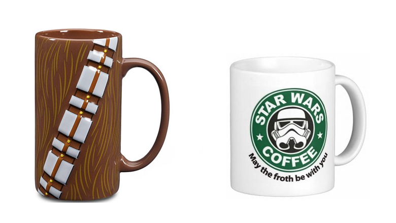 This Star Wars coffee mug collection depicts your favorite characters
