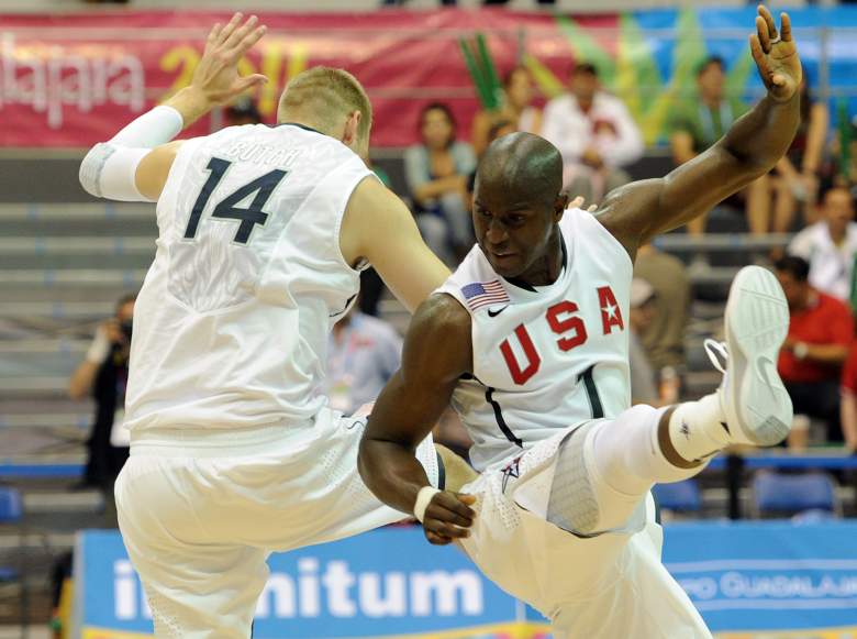 Moses Ehambe representing the USA at the Pan-American Games in 2011. (Getty)