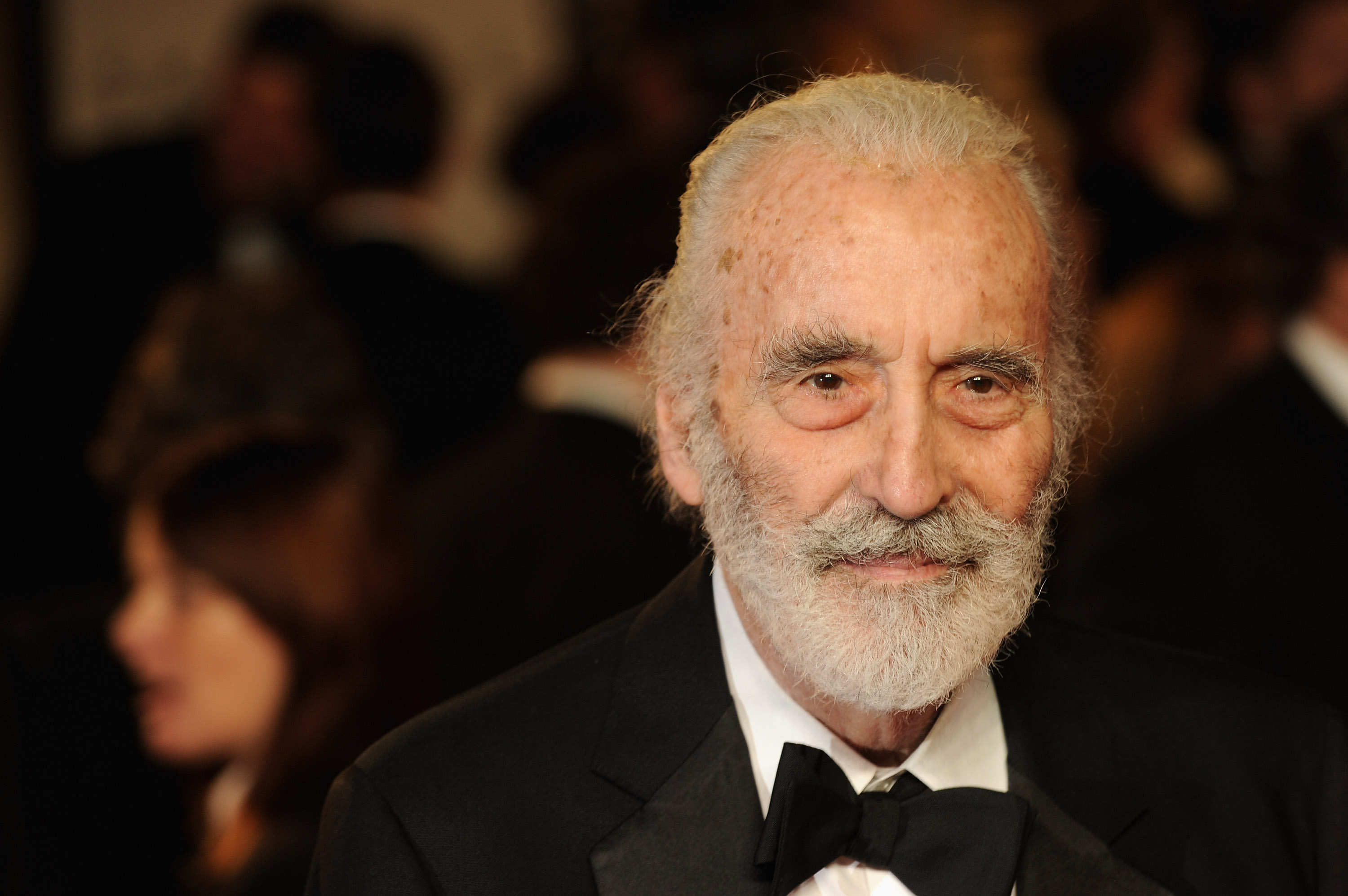 Christopher Lee in 2012. (Getty)