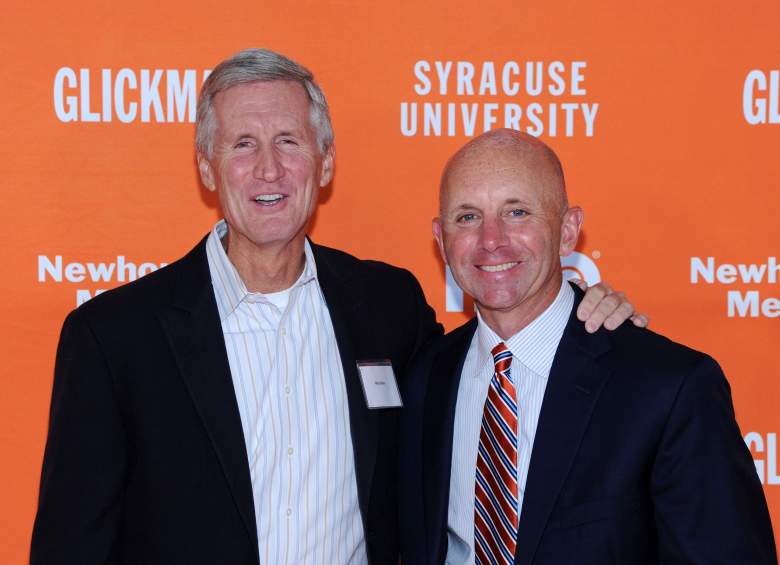Breen and co-worker Sean McDonough. (Getty)