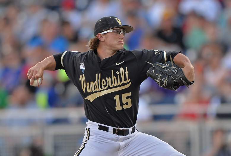 Carson Fulmer is hoping to hear his name at an MLB Draft for the second time in his baseball career. (Getty)