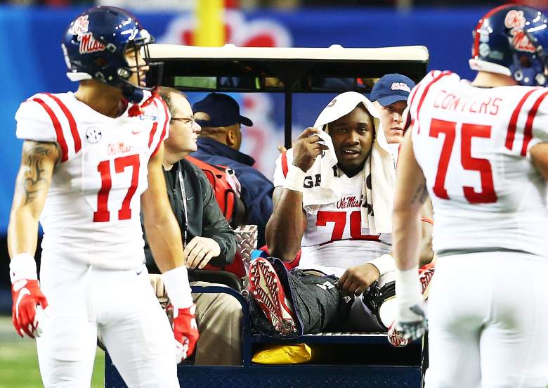 Laremy Tunsil is one of the top players for Ole Miss. (Getty)