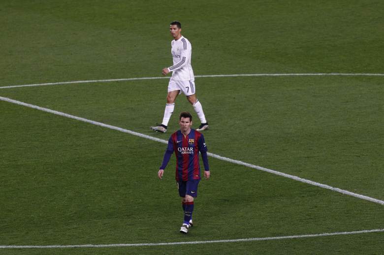Messi and Cristiano Ronaldo battle for a lot of things, including the distinction of highest-paid soccer player. (Getty)