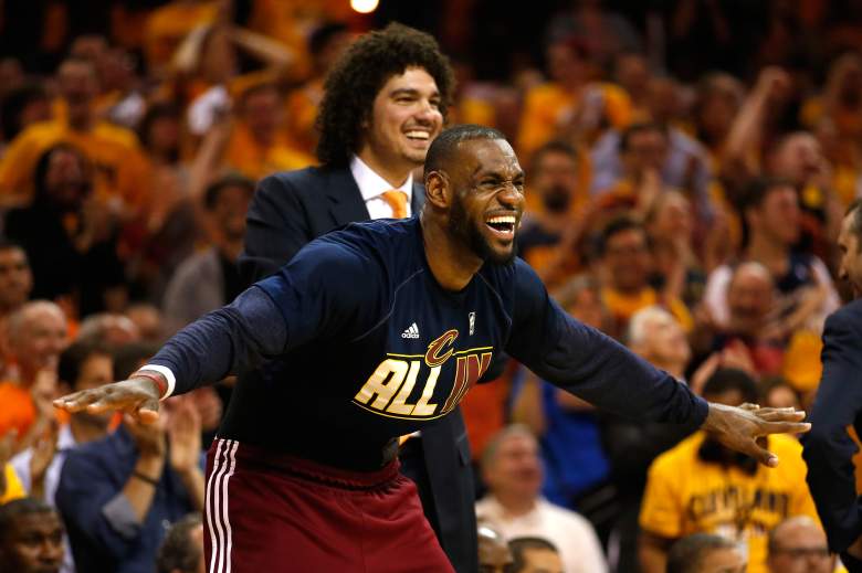 LeBron James is the subject of numerous Game 1 prop bets. (Getty)